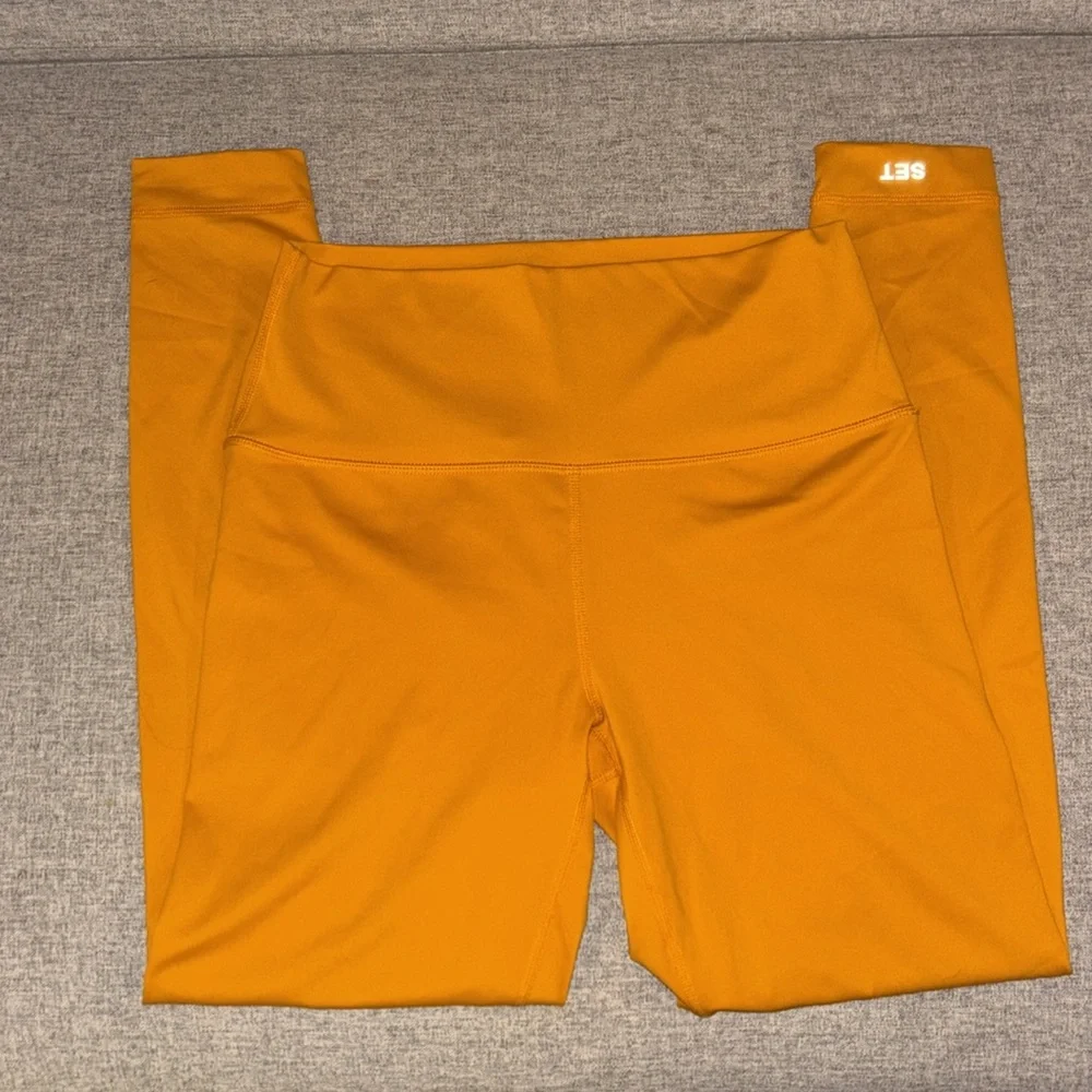 SET Active Orange High-Waist Leggings - Picture 2 of 4